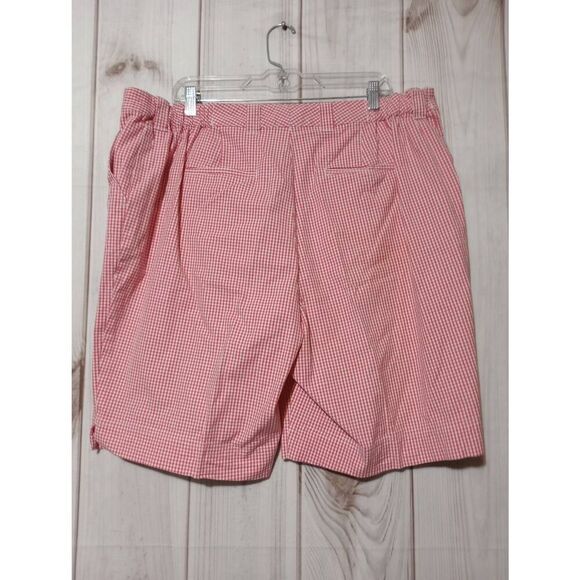 Kim Rogers Shorts Ladies‎ 20W Pink White Bermuda - Picture 2 of 5